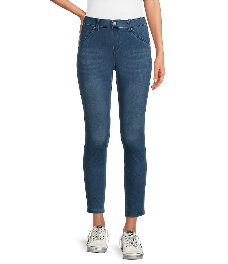 HUE Ultra Soft Denim High Rise Skimmer Crop Jeggings