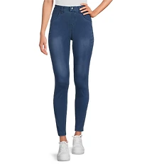 HUE Ultra Soft High Waisted Denim Skinny Jeggings