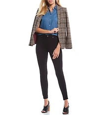 HUE Ultra Soft High Waisted Denim Skinny Jeggings