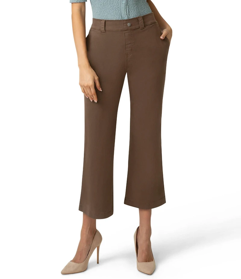 HUE Ultra Stretch Chino Kick Flare Leggings