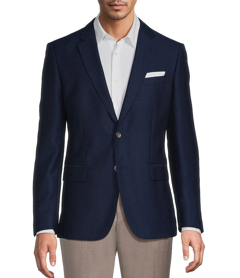 Hugo Boss Classic Fit Solid Wool Sport Coat
