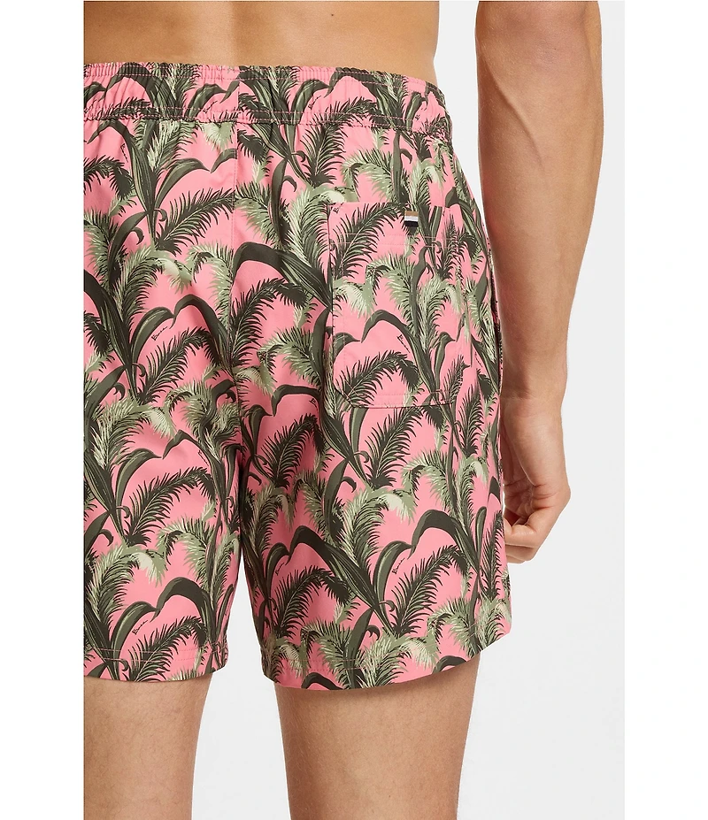 Hugo Boss 4.72#double; Inseam Allover Printed Pike Swim Trunks