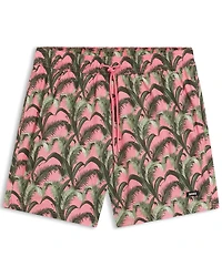 Hugo Boss 4.72#double; Inseam Allover Printed Pike Swim Trunks