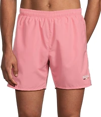 Hugo Boss 5.91#double; Inseam Drawstring Solid Swim Trunks