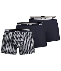 Hugo Boss Assorted Print Power Boxer Briefs 3-Pack