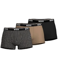Hugo Boss Assorted Power Design Boxer Briefs 3-Pack