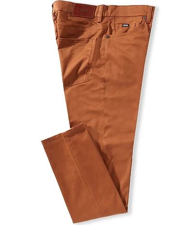 Hugo Boss BOSS H-Delaware Slim Fit Flat Front Stretch Pants