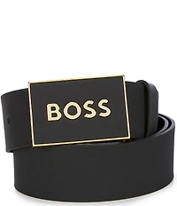 Hugo Boss Boss Icon Plaque Belt