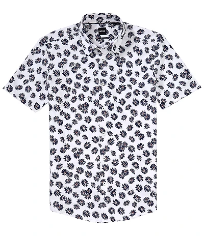 Hugo Boss BOSS Slim Fit P-Roan Short Sleeve Woven Shirt