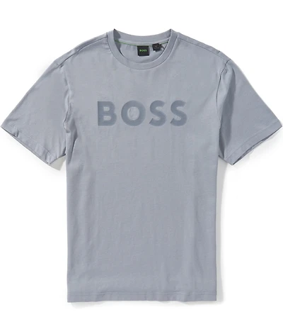 Hugo Boss BOSS Structure Logo Short Sleeve T-Shirt