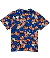 Hugo Boss Cabana Floral-Printed Short Sleeve Swim Shirt