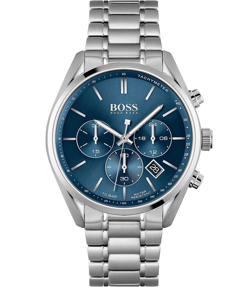 Hugo Boss Men's Champion Quartz Chronograph Link Bracelet Watch