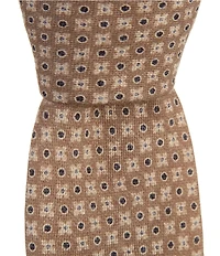 Hugo Boss Circle Neat 3#double; Wool Blend Tie