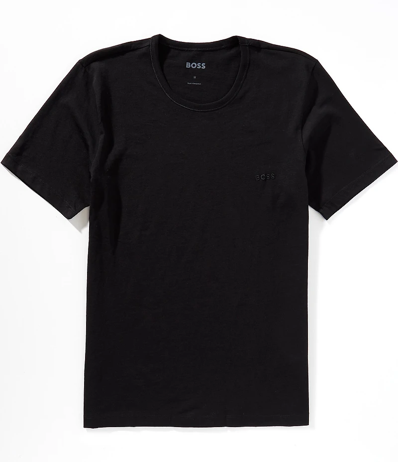 Hugo Boss Classic Fit Solid Short Sleeve Crew Neck Undershirt 3-Pack