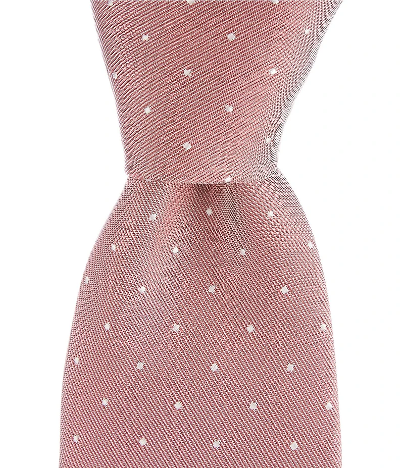 Hugo Boss Dotted Jacquard 2.95#double; Silk Blend Tie