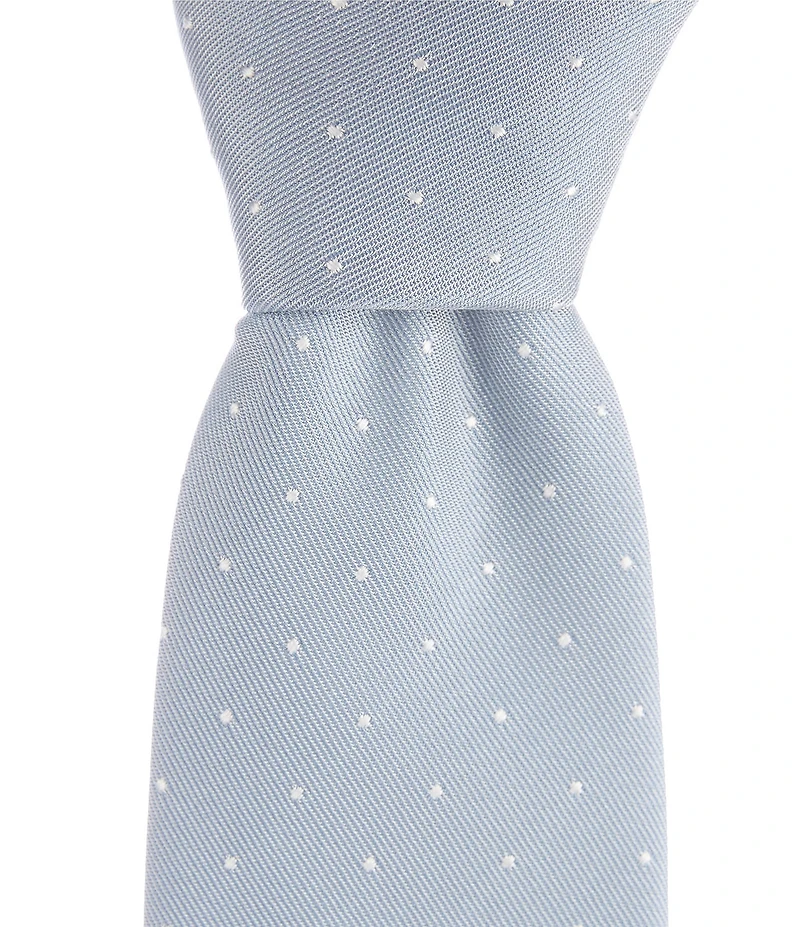 Hugo Boss Dotted Jacquard 2.95#double; Silk Blend Tie