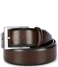 Hugo Boss Elloy Leather Logo Buckle Belt