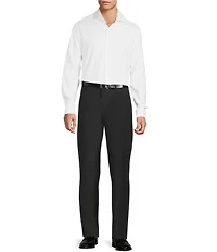 Hugo Boss Genius Slim Fit Pleat Front Solid Dress Pants