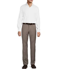 Hugo Boss Genius Slim Fit Pleat Front Solid Dress Pants