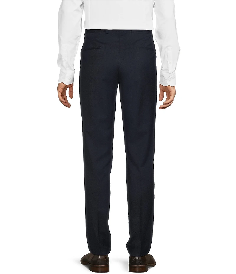 Hugo Boss Genius Slim Fit Pleat Front Solid Dress Pants