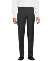Hugo Boss Genius Slim Fit Pleat Front Solid Dress Pants