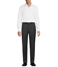 Hugo Boss Genius Slim Fit Pleat Front Solid Dress Pants