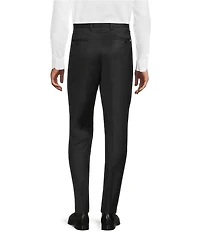 Hugo Boss Genius Slim Fit Flat Front Solid Dress Pants