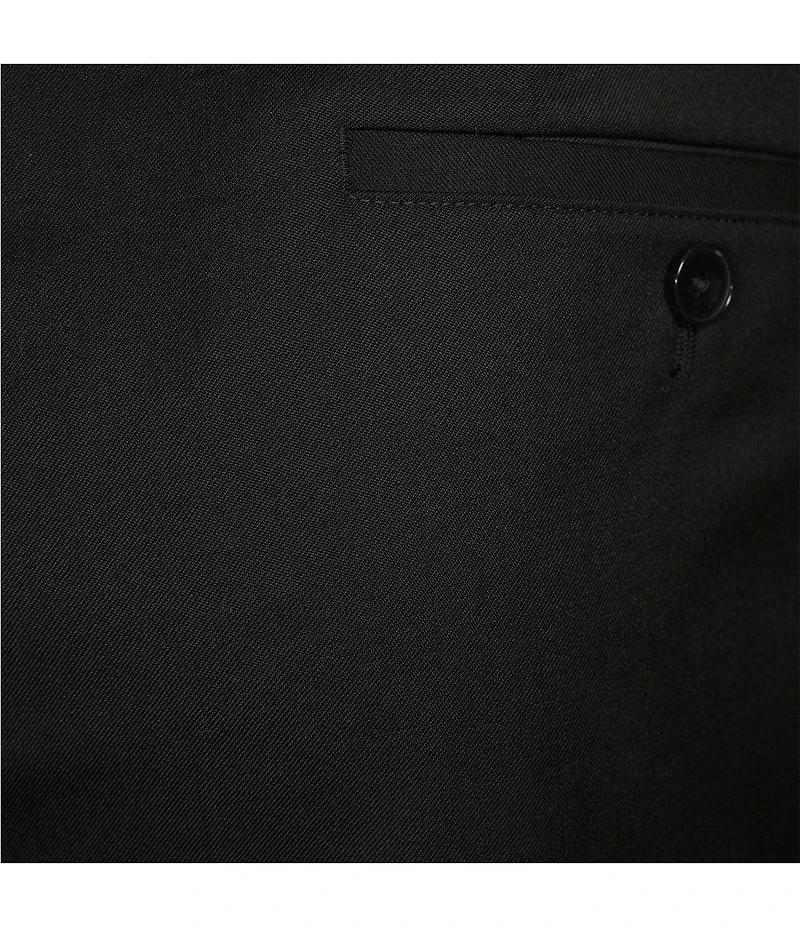 Hugo Boss Genius Slim Fit Flat Front Solid Dress Pants