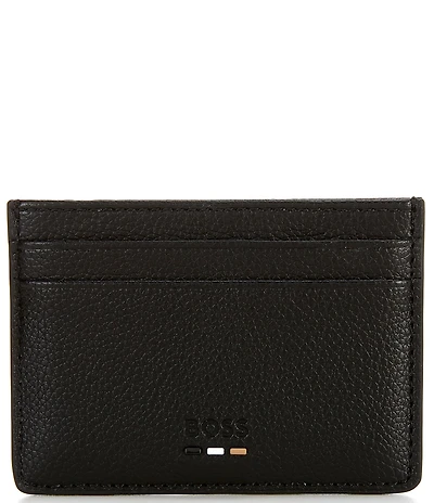 Hugo Boss Grained Faux-Leather Card Holder