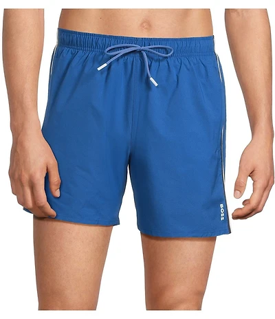 Hugo Boss Iconic 5#double; Inseam Swim Trunks
