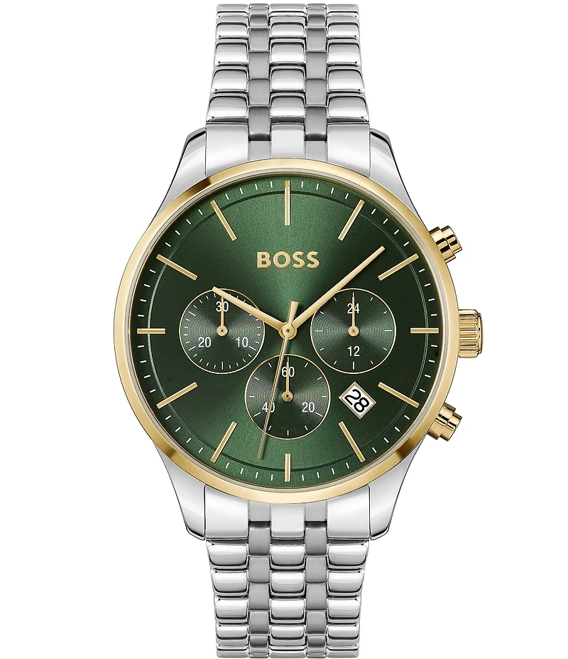 Hugo Boss Men's Avery Quartz Chronograph Stainless Steel Bracelet Watch