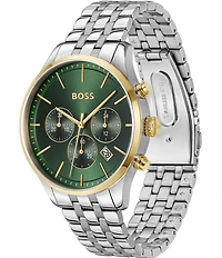 Hugo Boss Men's Avery Quartz Chronograph Stainless Steel Bracelet Watch