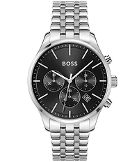 Hugo Boss Men's Avery Quartz Chronograph Stainless Steel Bracelet Watch