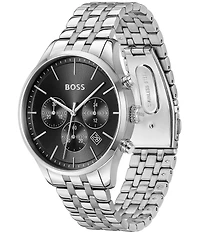 Hugo Boss Men's Avery Quartz Chronograph Stainless Steel Bracelet Watch