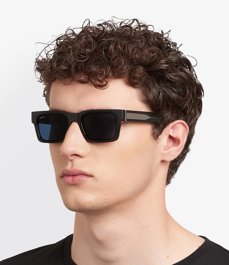 Hugo Boss Men's Boss 1855/S 49mm Rectangle Sunglasses