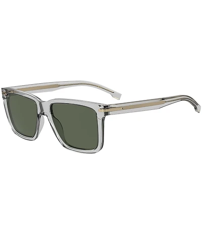 Hugo Boss Men's Boss1598 55mm Transparent Rectangle Sunglasses