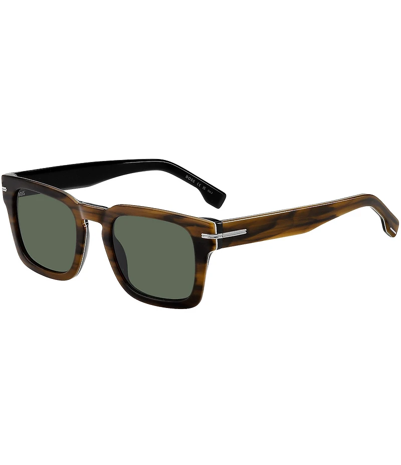 Hugo Boss Men's Boss1625 50mm Rectangle Sunglasses