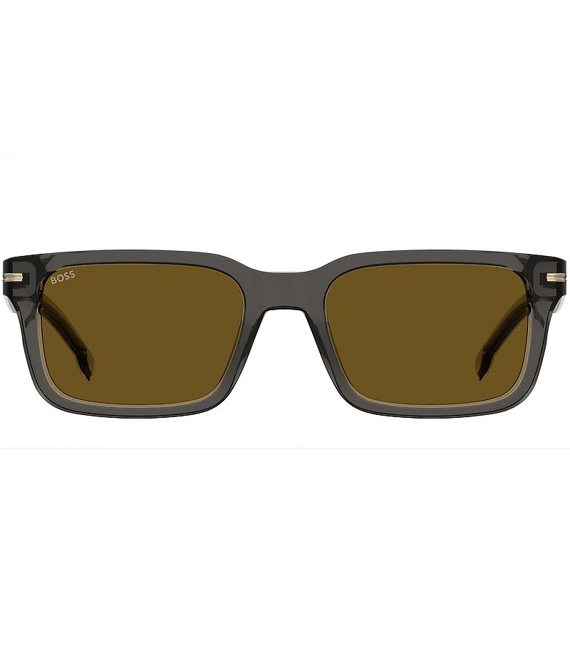Hugo Boss Men's Boss1628 54mm Rectangle Sunglasses