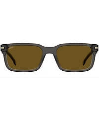 Hugo Boss Men's Boss1628 54mm Rectangle Sunglasses