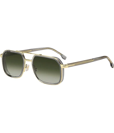 Hugo Boss Men's Boss1724 55mm Aviator Sunglasses