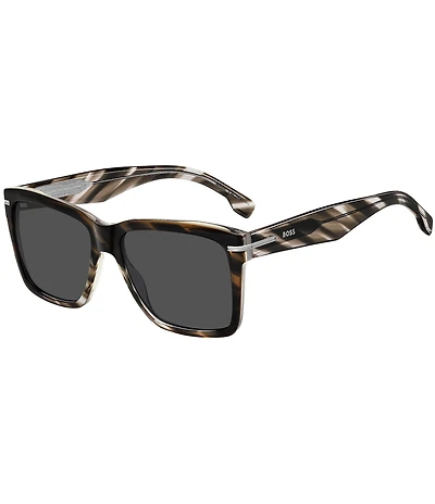 Hugo Boss Men's Boss1745 57mm Rectangle Sunglasses