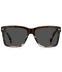 Hugo Boss Men's Boss1745 57mm Rectangle Sunglasses