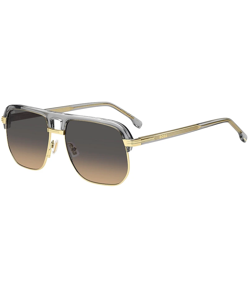 Hugo Boss Men's Boss1752 59mm Square Sunglasses