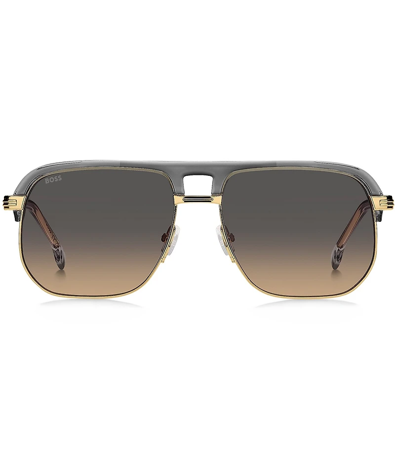 Hugo Boss Men's Boss1752 59mm Square Sunglasses