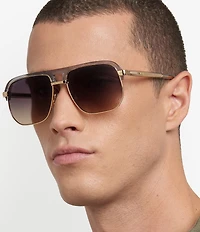 Hugo Boss Men's Boss1752 59mm Square Sunglasses