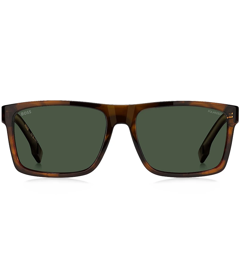 Hugo Boss Men's Boss1760 59mm Polarized Rectangle Sunglasses