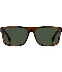 Hugo Boss Men's Boss1760 59mm Polarized Rectangle Sunglasses