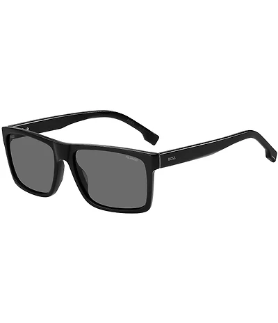 Hugo Boss Men's Boss1760 59mm Polarized Rectangle Sunglasses