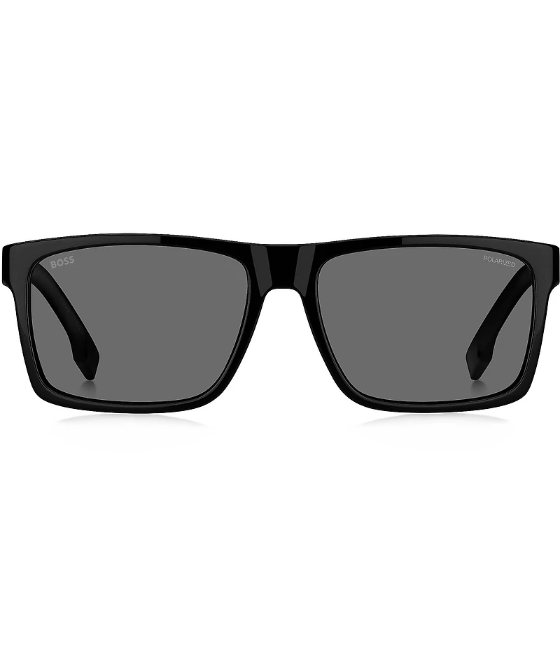 Hugo Boss Men's Boss1760 59mm Polarized Rectangle Sunglasses