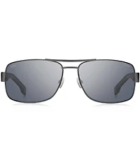 Hugo Boss Men's Boss1761 62mm Polarized Rectangle Sunglasses